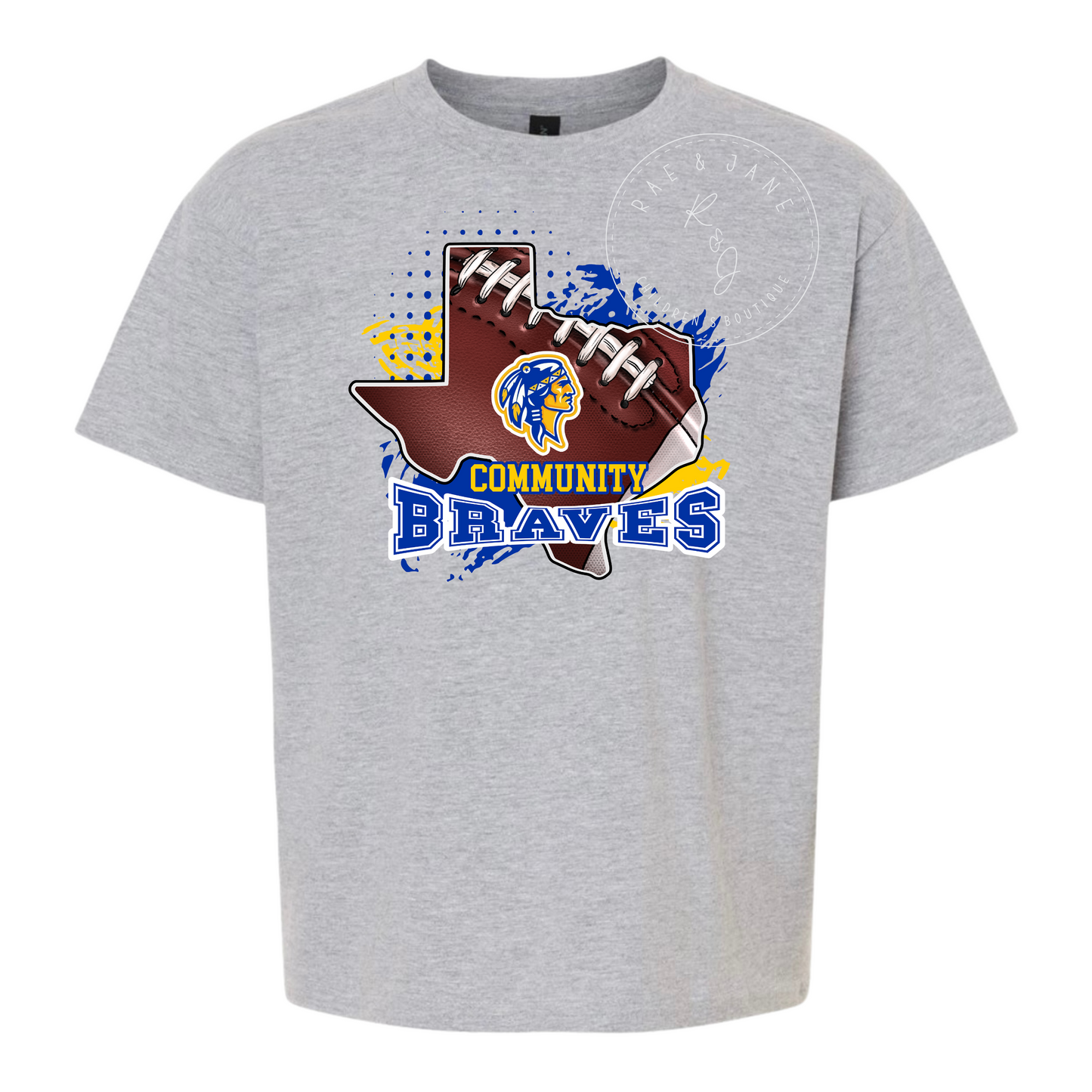 Football Braves Graphic Tee