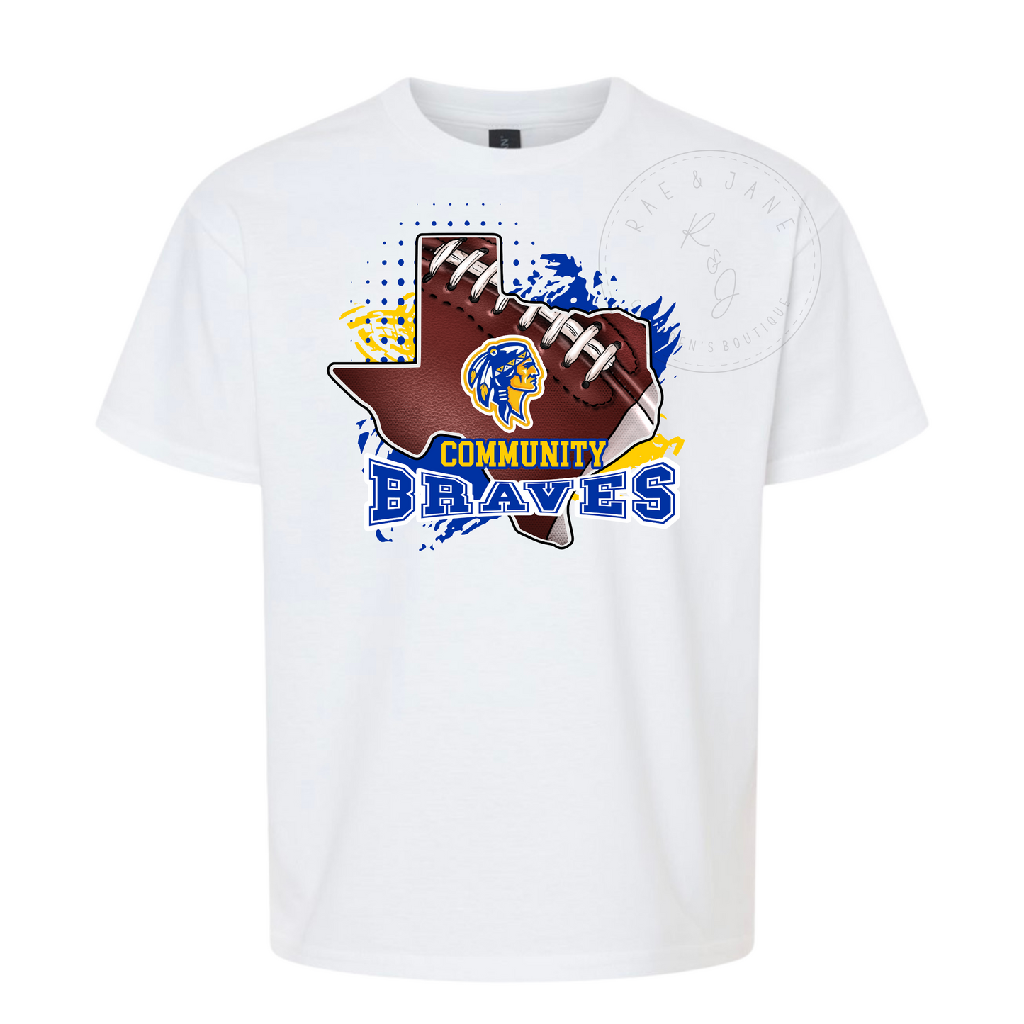 Football Braves Graphic Tee