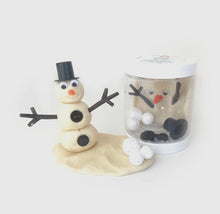 Load image into Gallery viewer, Snowman Mini Dough-To-Go
