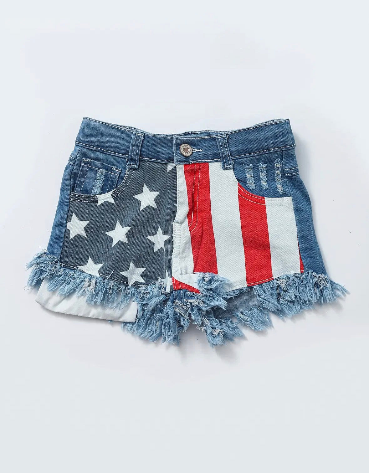 Girls Patriotic Shorts