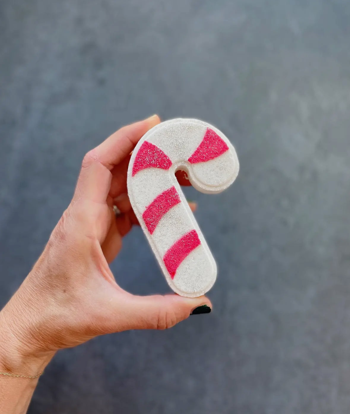Candy Cane Bath Bomb