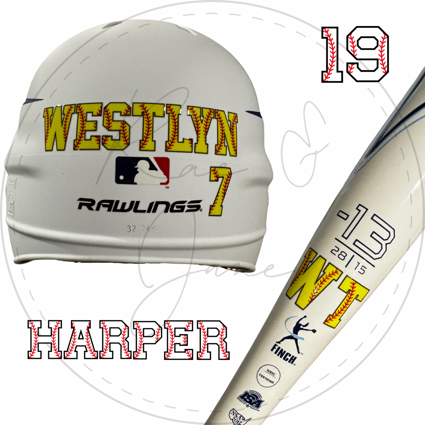 Softball / Baseball UV Printed Decals