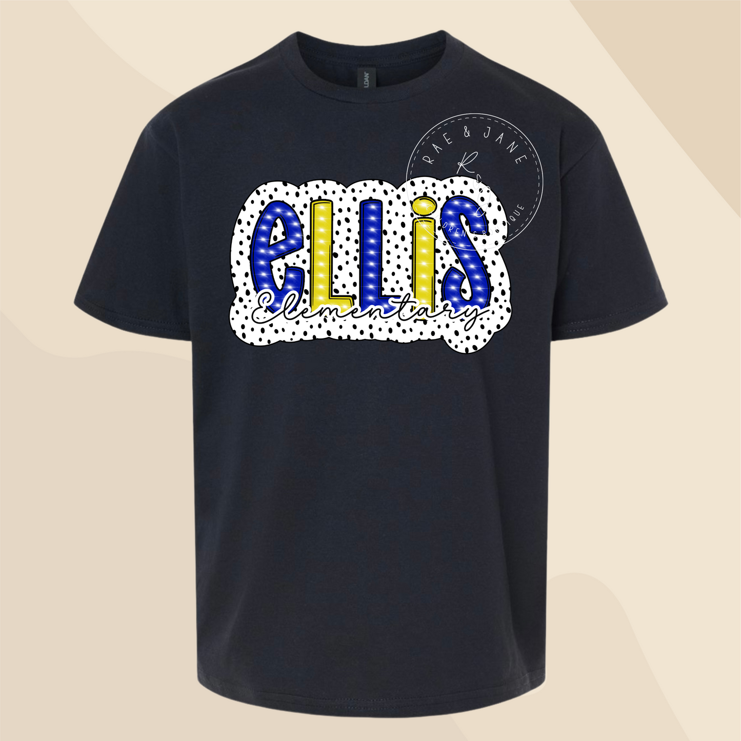 Ellis Elementary Dots Graphic Tee