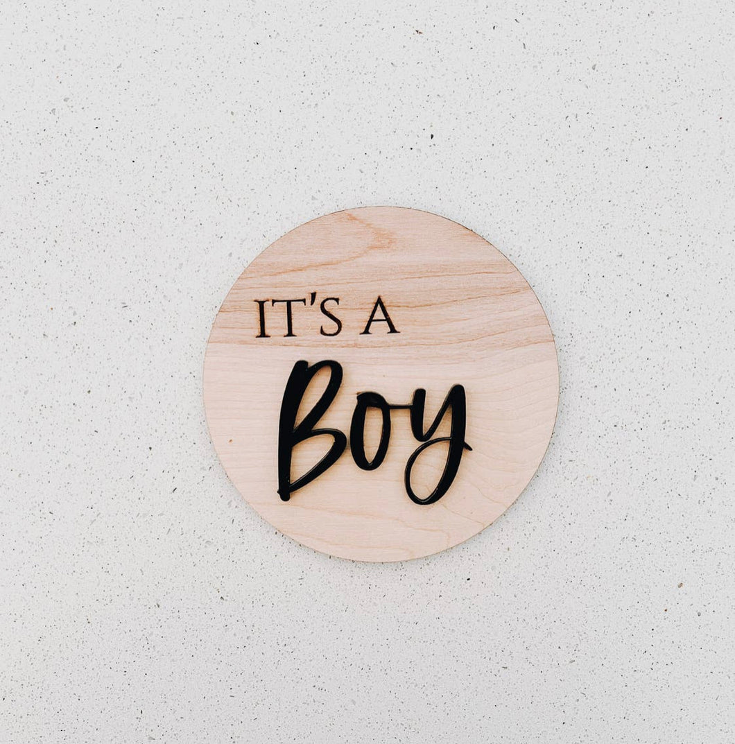 It’s a Boy Announcement Sign