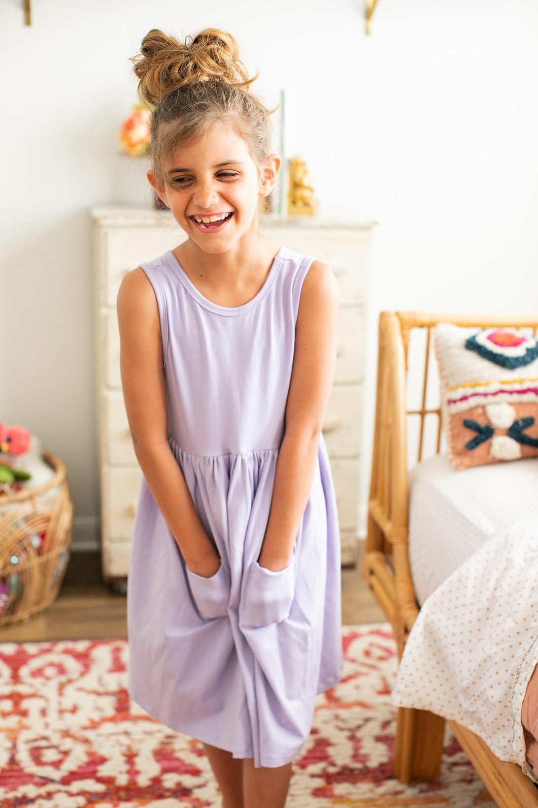 Tank Twirl Dress - Periwinkle